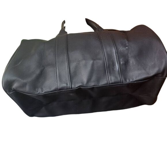 Calvin Klein Fragrances Black Faux Leather Duffle Bag - Picture 4 of 5